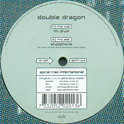 Double Dragon - Tin Drum / Stylophone