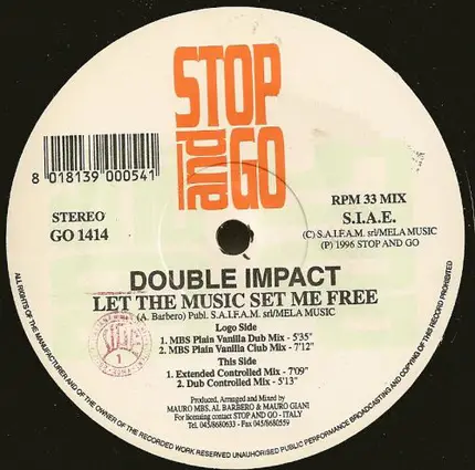 Double Impact - Let The Music Set Me Free
