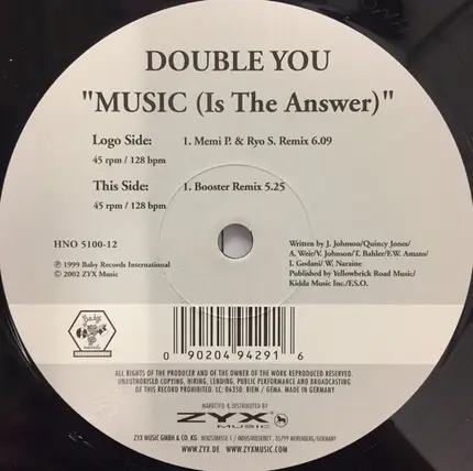 Double You - Music (Is The Answer)