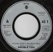 7inch Vinyl Single - Double You - Please Don't Go