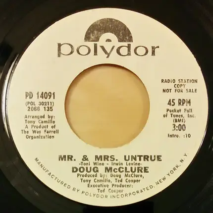 Doug McClure - Sand In My Pocket