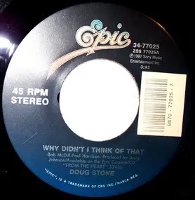 Doug Stone - Why Didn't I Think Of That