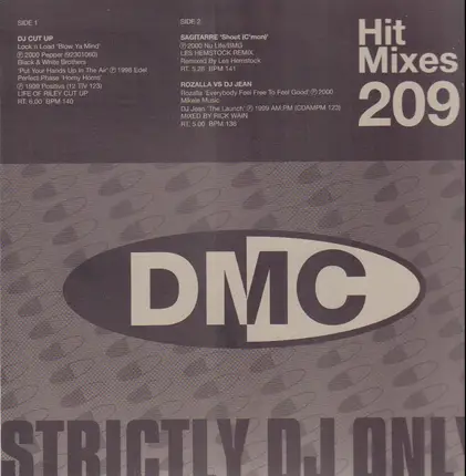 DMC, Lock 'N Load, Rozalla - DMC Sampler Hit Mixes 209