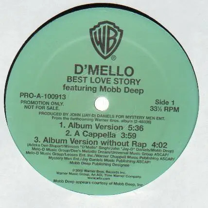 D'Mello - Best Love Story