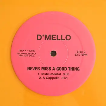 D'Mello - Never Miss A Good Thing