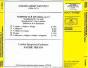 CD - Shostakovich - Symphony No. 8 - Club Edition