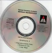 CD - Dmitri Shostakovich - National Symphony Orchestra , Mstislav Rostropovich - Symphony No. 4