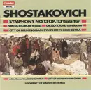 CD - Dmitri Shostakovich - Nikita Storojev , City Of Birmingham Symphony Orchestra Chorus , City Of Birm - Symphony No.13 Op.113 'Babi Yar'