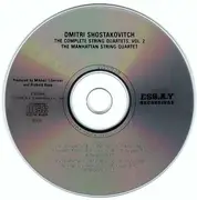 CD - Dmitri Shostakovich - The Manhattan String Quartet - The Complete String Quartets, Vol. 2: Nos. 4 & 5