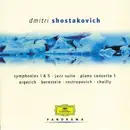 Double CD - Shostakovich (Bernstein /  Rostropovich) - Symphonies 1 & 5 • Jazz Suite • Piano Concerto 1