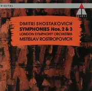 CD - Dmitri Shostakovich , Mstislav Rostropovich , London Symphony Orchestra - Symphonies Nos. 2 & 3