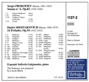 CD - Dmitri Shostakovich , Sergei Prokofiev , Evgeny Soifertis - Prokofiev: Sonata No 6 / Shostakovich: 24 Preludes, Op. 34