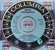 CD - Dmitri Shostakovich / David Oistrach / Mstislav Rostropovich - Violin Concerto, Op. 99, Cello Concerto, Op. 107 (Première Recordings)