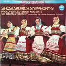 LP - Shostakovich / Prokofiev - Symphony #9 / Lieutenant Kije Suite