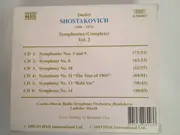 CD-Box - Shostakovich - Symphonies (Complete) Vol. 2 - incl. Cardboard Slipcase