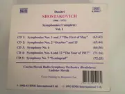 CD-Box - Shostakovich - Symphonies (Complete) Vol.1 - incl. Cardboard Slipcase