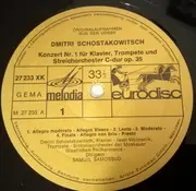 Double LP - Shostakovich - Klavierkonzerte Nr. 1 + 2 / Concertino / Symphonie Nr. 10