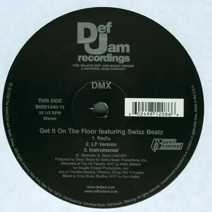 Dmx - Get It On The Floor