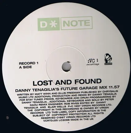 D*Note - Lost And Found
