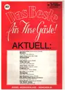 Sheet Music - Dschinghis Khan / Jürgen Drews / Katja Ebstein a.o. - Das Beste für Ihre Gäste 82