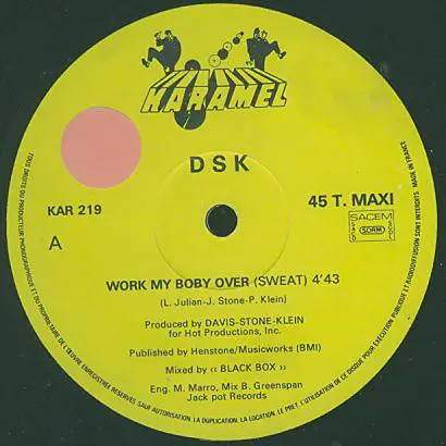 Dsk - Work My Body Over (Sweat)