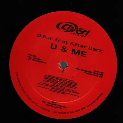 D'Pac Feat. After Dark - U & Me