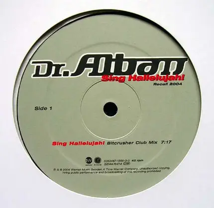 Dr. Alban - Sing Hallelujah! (Recall 2004)