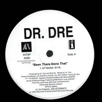 Dr. Dre - Been There Done That