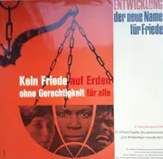 LP - Dr. Erhard Eppler, Bundesminister - Kein Friede Auf Erden Ohne Gerechtigkeit Für Alle