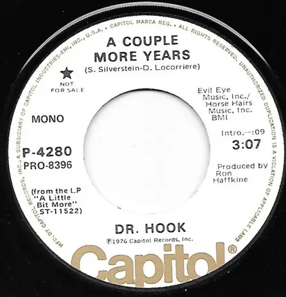 Dr. Hook - A Couple More Years