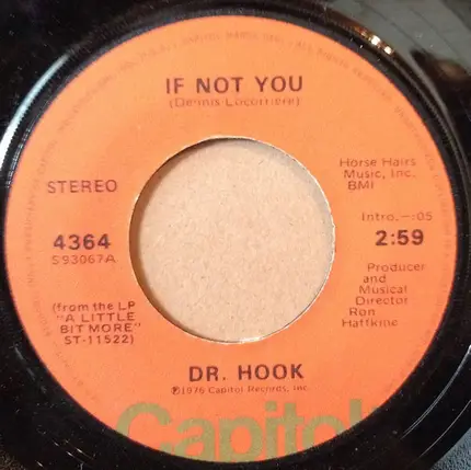 Dr. Hook - If Not You