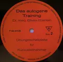 LP - Dr. med. Gisela Eberlein - Das Autogene Training (Übungsschallplatte 1)