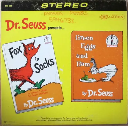 Dr. Seuss - Fox In Socks / Green Eggs And Ham