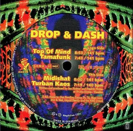 Drop & Dash - Top Of Mind / Tamafunk / Midishat / Turban Kaos