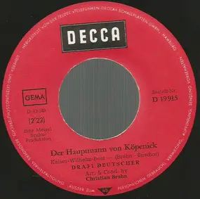 Drafi Deutscher - Der Hauptmann Von Köpenick