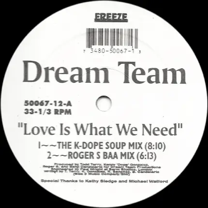 Dream Team - Love Is What We Need
