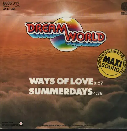 Dream World - Ways Of Love