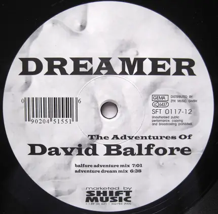 Dreamer - The Adventures  Of  David Balfore