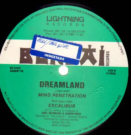 Dreamland - Mind Penetration / Excalibur