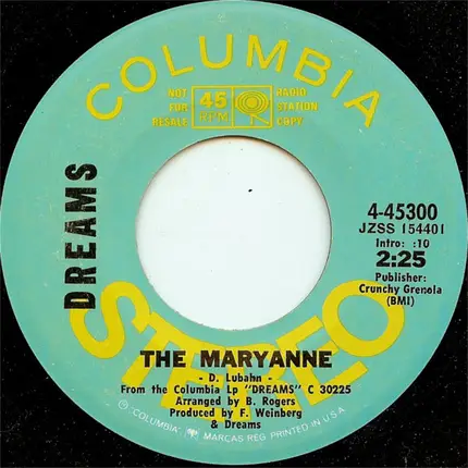 Dreams - Devil Lady / The Maryanne