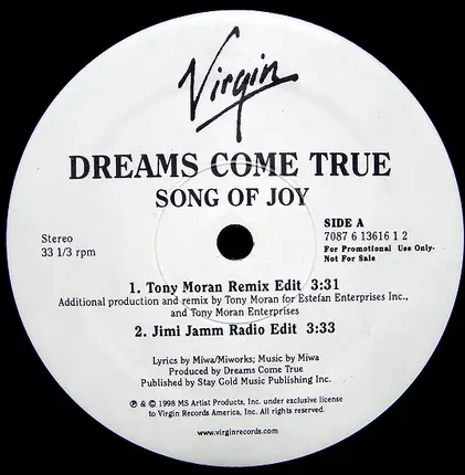 Dreams Come True - Song Of Joy