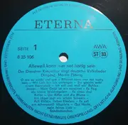 LP - Dresdner Kreuzchor - Martin Flämig - Alleweil Kann Mer Net Lustig Sein (Der Dresdner Kreuzchor Singt Deutsche Volkslieder)