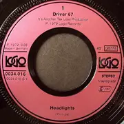 7inch Vinyl Single - Driver 67 - Headlights