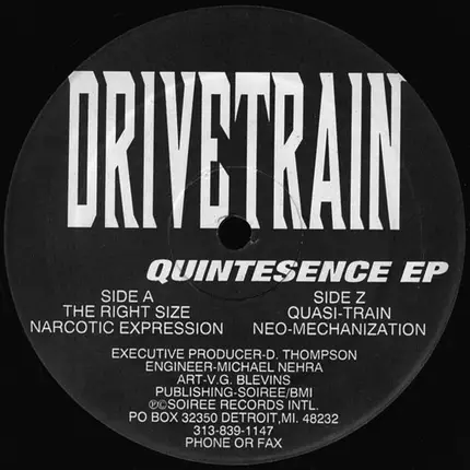 Drivetrain - Quintesence EP