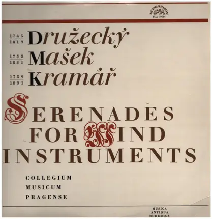 Druzecky, Masek, Kramar - Serenades for Wind Instruments