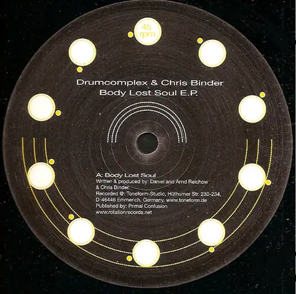 Drumcomplex & Chris Binder - Body Lost Soul E.P.