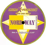 12inch Vinyl Single - Drums X-Perience - Free Your Mind - Yellow Marbled