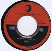 7inch Vinyl Single - Drupi - Sambariò
