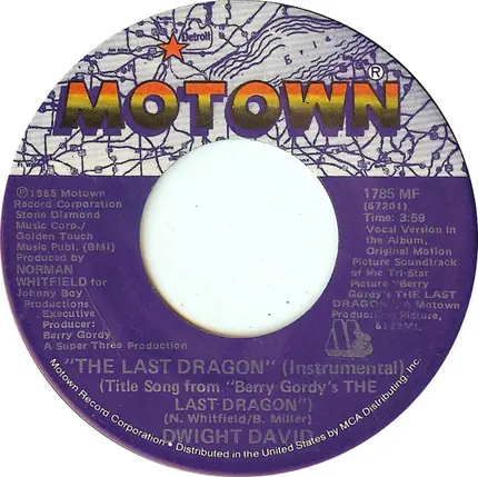 Dwight David - The Last Dragon (Title Song From 'Berry Gordy's The Last Dragon')