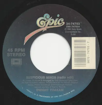 Dwight Yoakam / Travis Tritt - Suspicious Minds / Burning Love